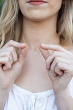 Load image into Gallery viewer, Tiny Personalized Gold Disc Necklace for Women Dainty Silver Initial Necklace Monogram Engraved Necklace Rose Gold Disc Necklace Moms Gift