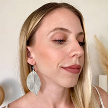 Load image into Gallery viewer, Real Leaf Sterling Silver Earrings