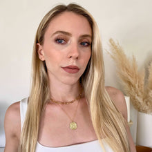 Load image into Gallery viewer, Benedict Rustic medallion necklace