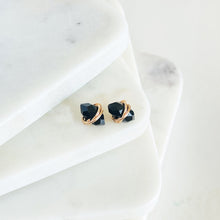 Load image into Gallery viewer, Black Onyx Earrings Studs