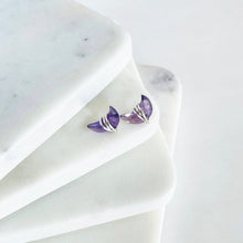 Load image into Gallery viewer, amethyst earrings