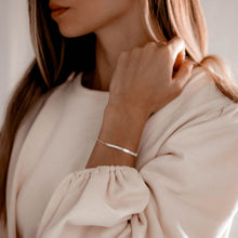 Load image into Gallery viewer, sterling silver bar bracelet